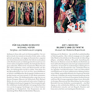 Weltkunst Ausgabe Nr. 118 August 2016, Zusatzheft "Kunst in Salzburg", S. 32