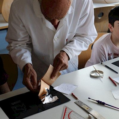 Ägidius Scheiber in der MS Leogang, 08.04.2025 © Elfriede Feiersinger