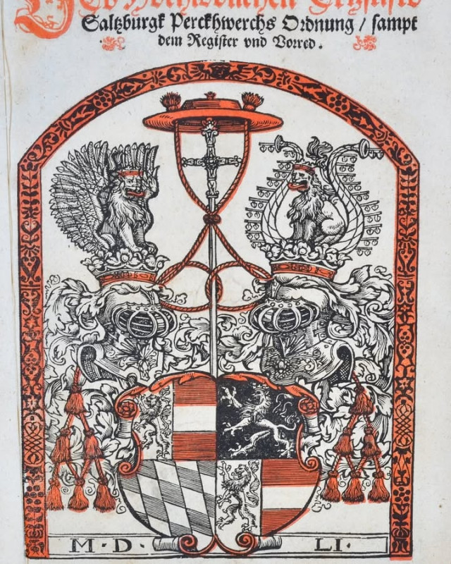 Post vom 01.01.2026 10:01 - ⚜️Exponat des Monats Jänner⚜️ Salzburger Bergordnung Salzburg, 1526 Am Salzbur