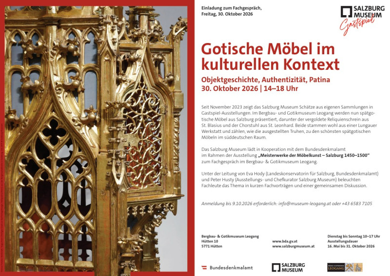 Fachgespräch: Gotische Möbel im kulturellen Kontext